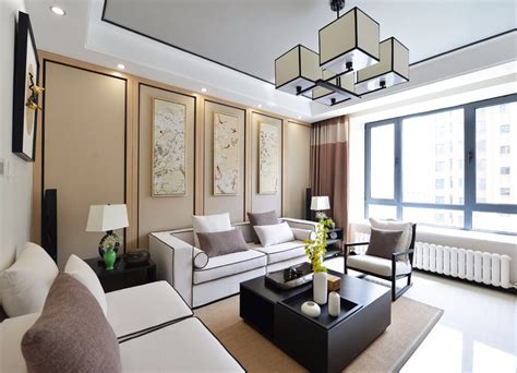 新中式风格_中式三房 设计装修案例图-北京红星美凯龙家装网