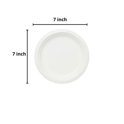 7" Round Plate - Sustainable, Compostable – Ecoware