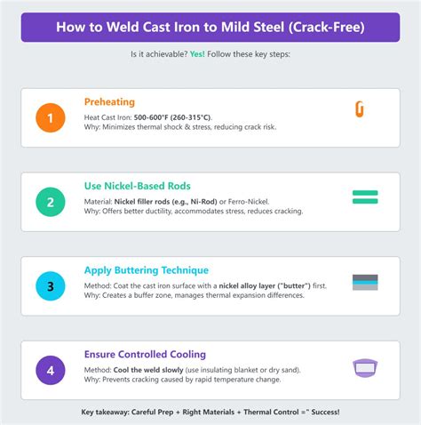How To Weld Cast Iron To Mild Steel Without Cracking | Artizono