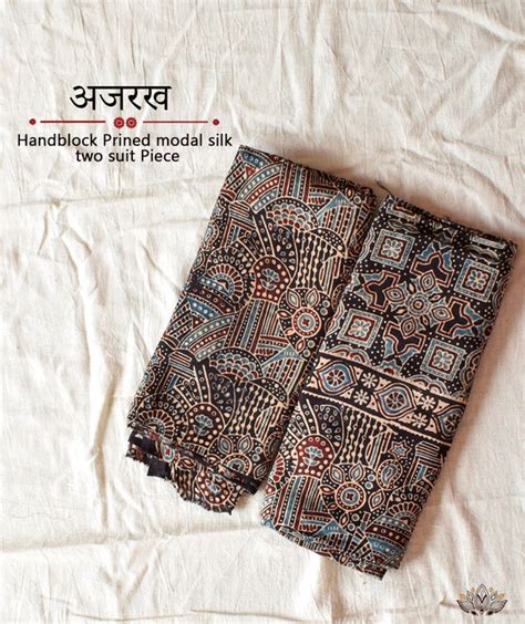 Buy Best ajrakh modal silk cotton salwar suits online-AMOUNEE – AMOUNEE ...