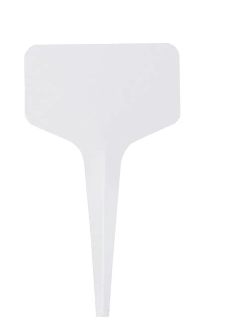 Unique Plastic Plant Label Set (2.5 x 6 Inch, White, 10-Pieces ...