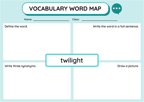 Vocabulary Graphic Organizers