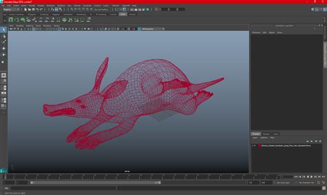 African Animal Aardvark Lying Pose 3D model | 3D Molier International