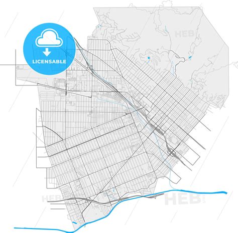 Burbank California Map Burbank, California Aerial Photograph1928