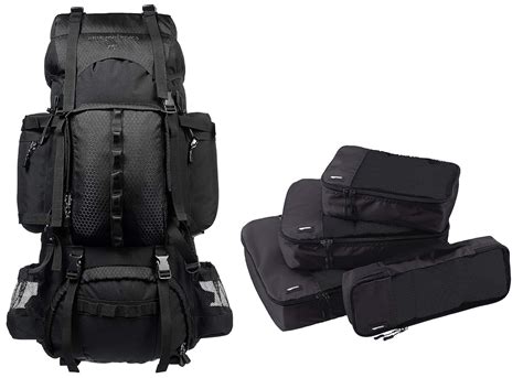 AmazonBasics Internal Frame + Bag Organizer Packing Cubes - Small ...