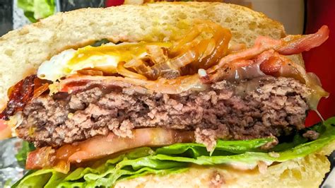 Bacon Egg Burger In Skillet - Cents For Cookery