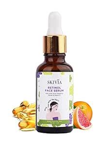 Skivia Retinol Face Serum with Lactic Acid & Vitamin E : Amazon.in: Beauty