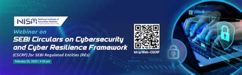 SEBI Cybersecurity Framework Webinar | NISM