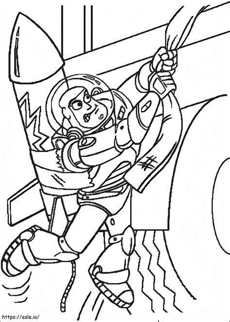 Buzz Lightyear 1 coloring page