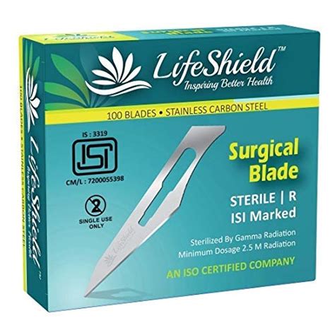 Buy Lifeshield Surgical Blade - Isi Mark (Pack of 100 Blades): Imported ...