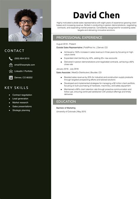 20 Best Sales Representative Resume Examples and Templates for 2025