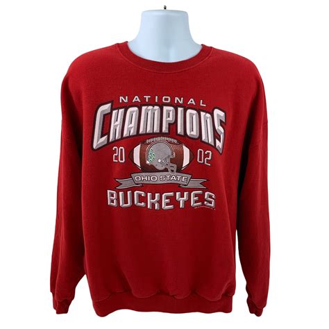 Vtg Ohio State National Champions Graphic Sweater, TS… - Gem