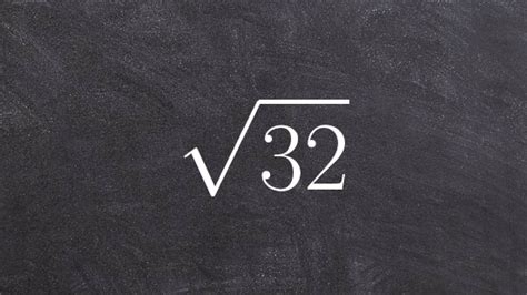 Use Prime Factorization to Simplify the Square Root of a Number, sqrt ...