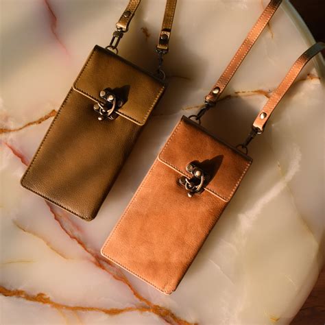 Buy Antique Mobile Sling online for women in India (Olive Green) | Tan ...