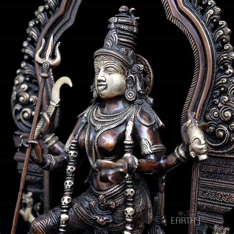 Brass Goddess Kali with Kirtimukha – Truly Earthy