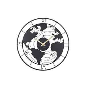 Buy CRAFTEL Step Movement Analog Battery Operate Black Rustic Farmhouse ...