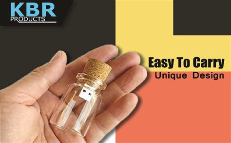 KBR Wishing Crystal Wooden Bottle 32gb USB 2.0 Media Storage Device ...