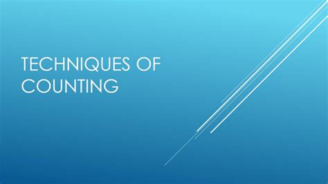 Image result for Abstract Counting Techniques