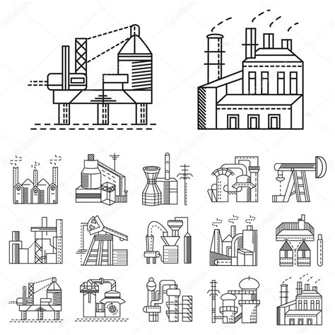 Manufacturing Line Flat Vector 的图像结果