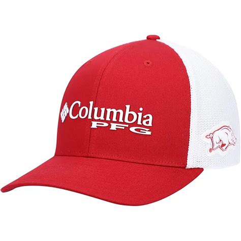 Men's Columbia Cardinal Arkansas Razorbacks PFG Snapback Adjustable Hat