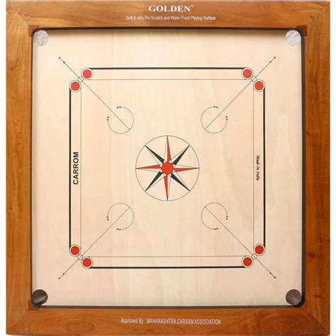 KD Golden Vintage Carrom Board Game Board AICF India | Ubuy