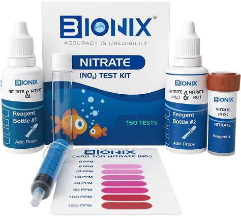 Bionix Nitrate Test Kit for Fresh & Salt Water (150 Test). : Amazon.in ...