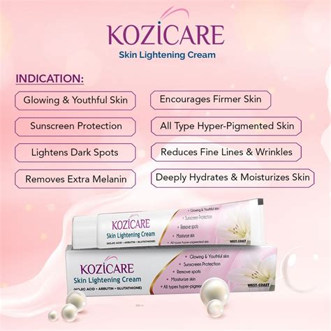 Kozicare Skin Lightening Cream, 15 gm Price, Uses, Side Effects ...