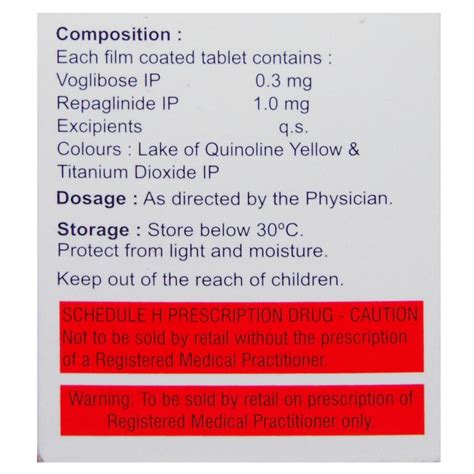 Volix R 0.3/1 mg Tablet 10's Price, Uses, Side Effects, Composition ...