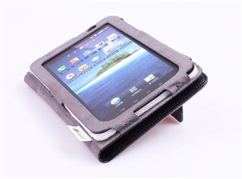 Maska(futrola) Teracell kozna za Samsung P1000 crna - Mob-Shop