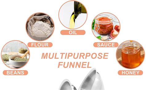 NAALSA CROWN 3pc Funnels Set Small/Medium/Large Food Grade Stainless ...