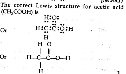 The skeletal structure of C${{H}_{3}}$COOH as shown below is correct ...