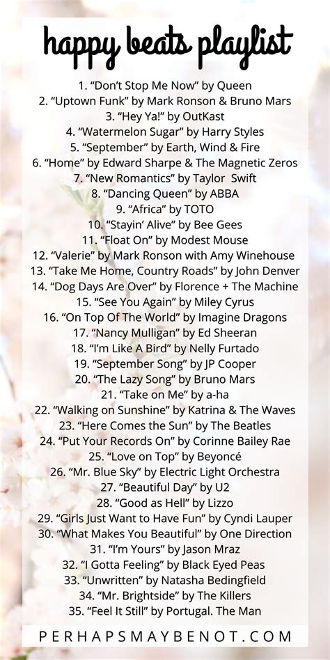 70 feel good songs guaranteed to brighten your day – Artofit