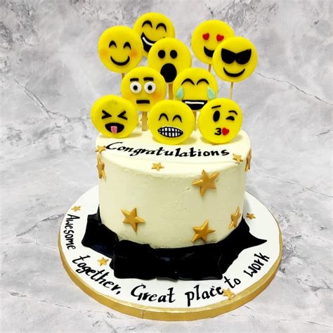 Emoji Themed cake | Emoji cake | Order Custom Cakes in Bangalore ...