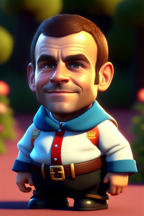 Lexica - Forest dwarf emmanuel macron as a pixar disney character ...