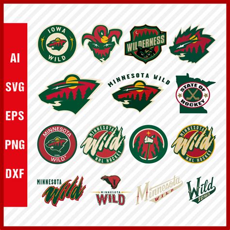 Minnesota Wild Svg NHL National Hockey League Team Svg Logo Clipart Bu ...
