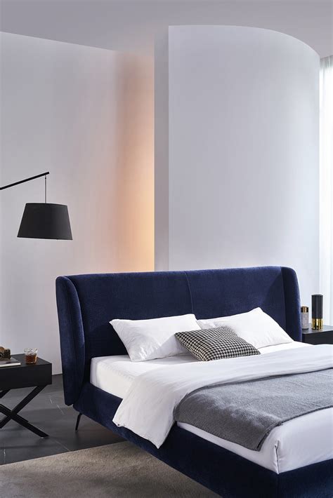 Latest Modern Design Bedroom Furniture Contemporary Platform Genuine ...