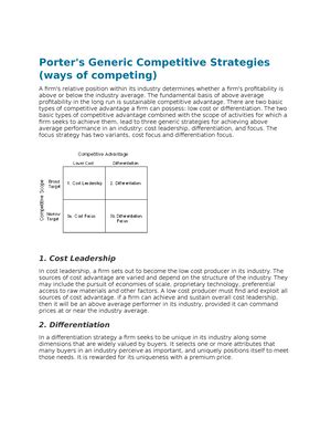Porter's five force model - What Are Porter’s Five Forces? Porter’s ...