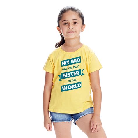 Matching Tshirts for Sister and Brother - Best in the World - Green