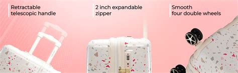 Calvin Klein TERRAZZO Island Dusty Pink Color ABS Material Hard 28 ...