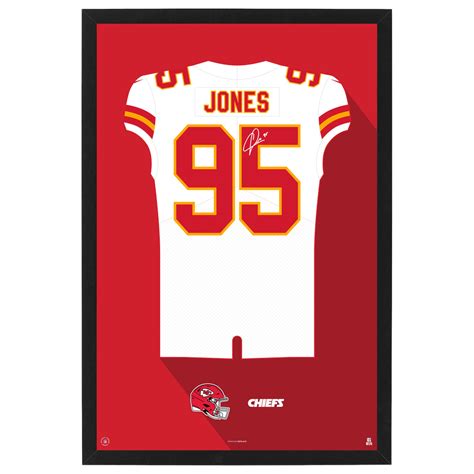 Kansas City ChiefsChris Jones Jersey Print - For The Deep Rooted Fan ...