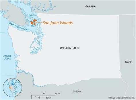San Juan Islands Map