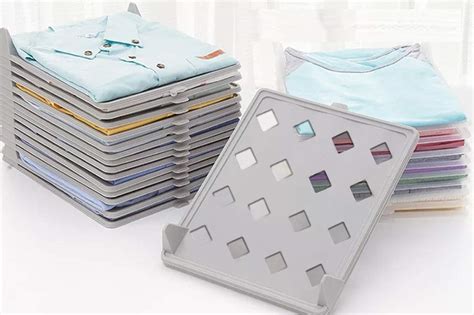 KRIPTHI 10 Pcs Shirt,T Shirt Organizer Closet Organizer Clothing Trays ...