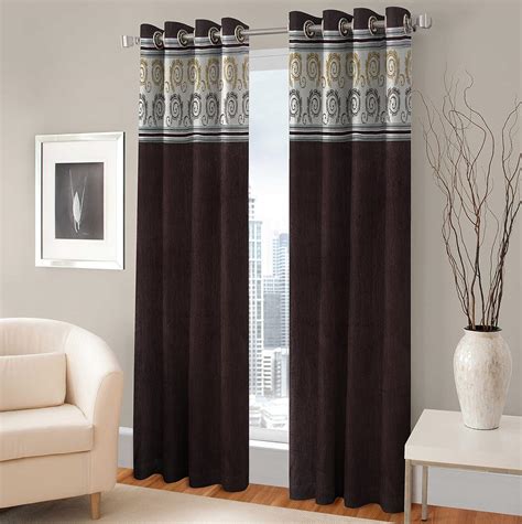 Buy Beautiful Long Crush Patch Window and Door Curtains (Set of 2)- 4 X ...