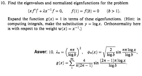 Image result for Normalized Eigenfunction