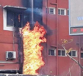 Cables damaged in fire at Egmore railway station in Chennai