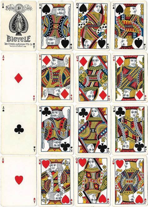 1885 bicycle on sale playing cards