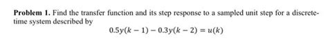 Image result for Find Transfer Function From Step Response
