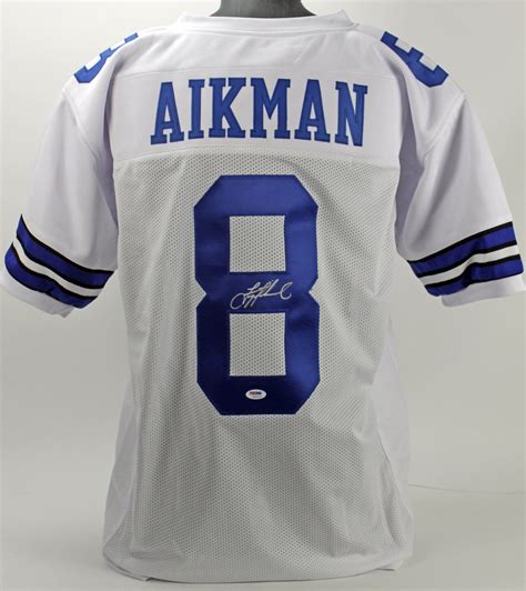Lot Detail - Troy Aikman Signed White Dallas Cowboys Jersey (PSA/DNA)