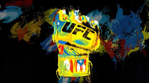 Ultimate Fighting Championship (UFC) Wallpaper 4K, 5K, Logo, Illustration