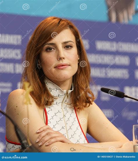 Natalia De Molina Attends the Press Conference Editorial Photography ...